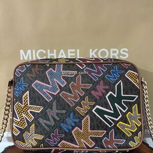 Michael Kors Logo Crossbody Bag